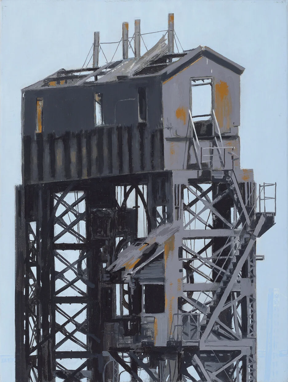 RUIN, oil on canvas, 12 x 9"