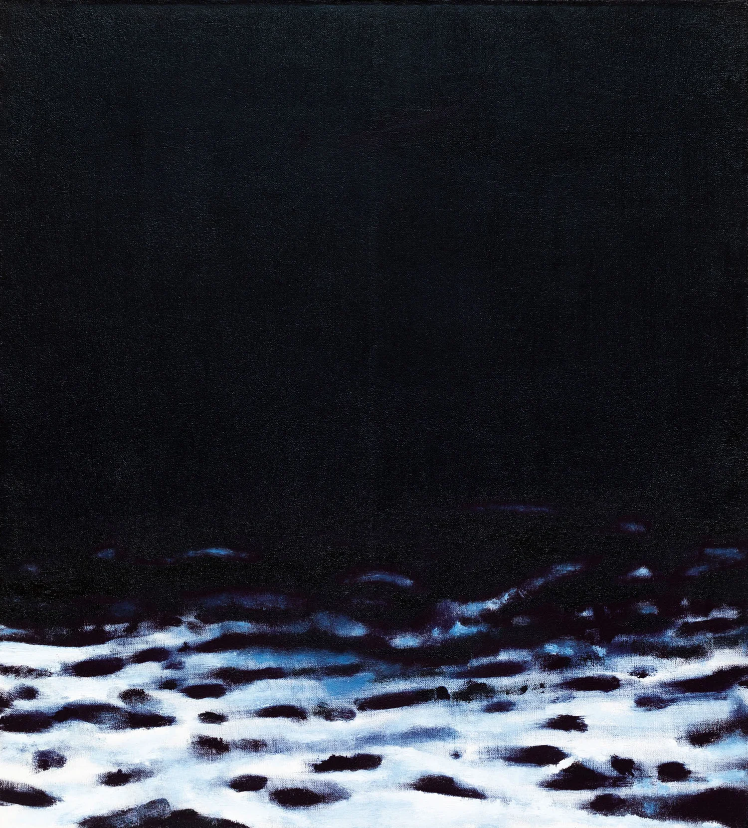 END OF LIGHT, oil on canvas, 24.5 x 22.5"