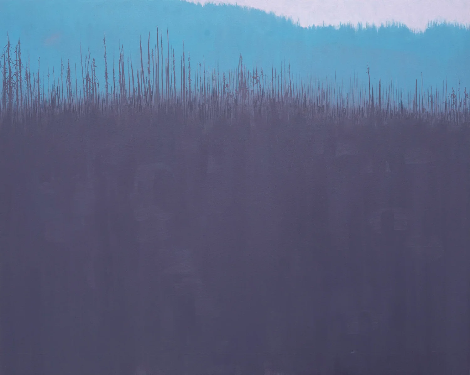 RIDGELINE, oil on panel, 24 x 30"