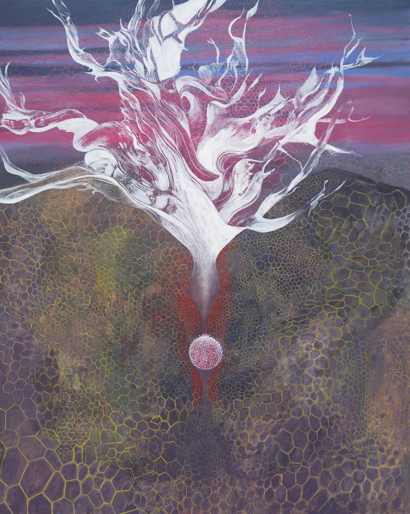 THE OLDEST THINGS, oil on panel, 30 x 24"
