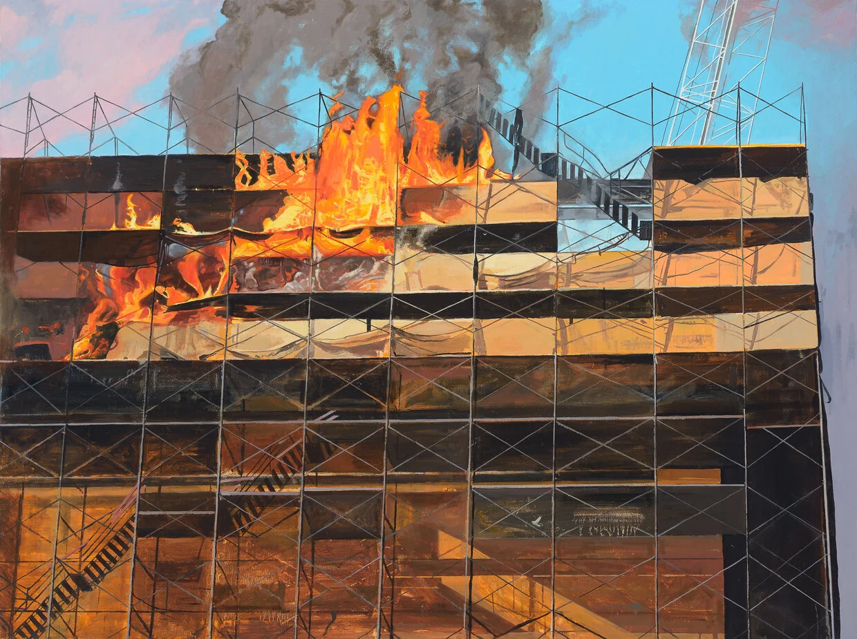 STAIRWAY TO HEAVEN, oil on canvas, 36 x 48"
