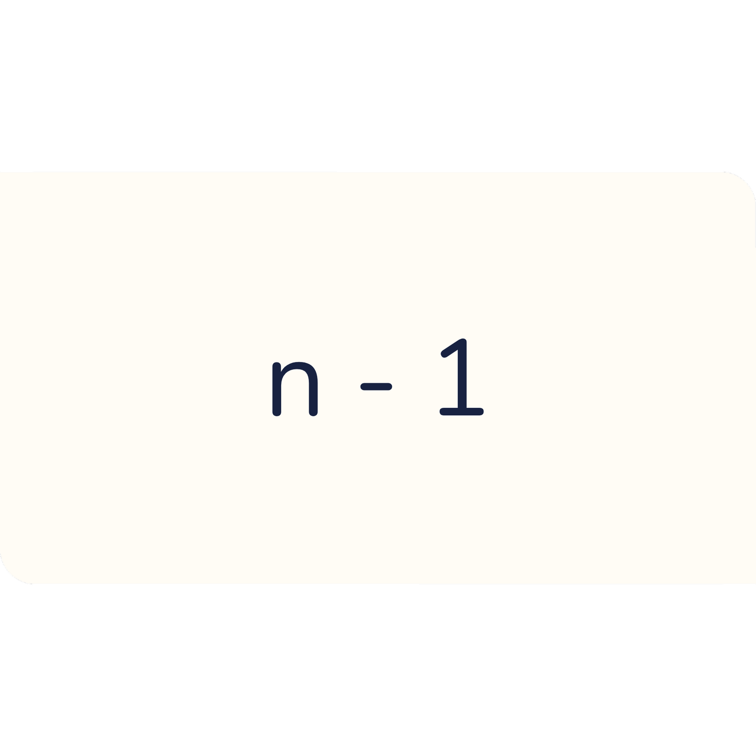 n - 1