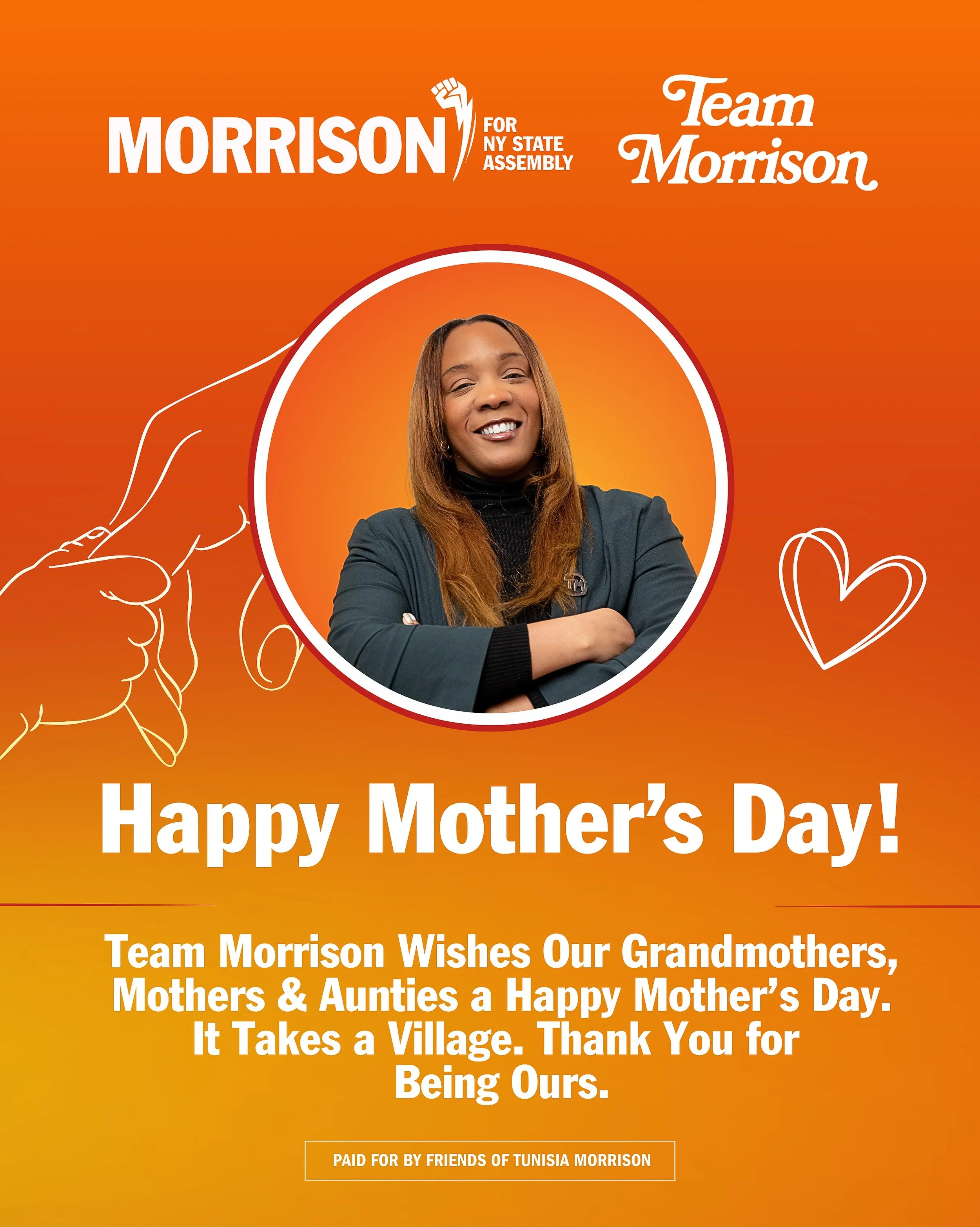 Happy Mother&rsquo;s Day from Team Morrison. 🧡

Today, we honor the grandmothers, mothers, aunties, guardians, mentors, and caretakers whose love and labor shape the heart of our communities every single day. So many of us are here because someone b