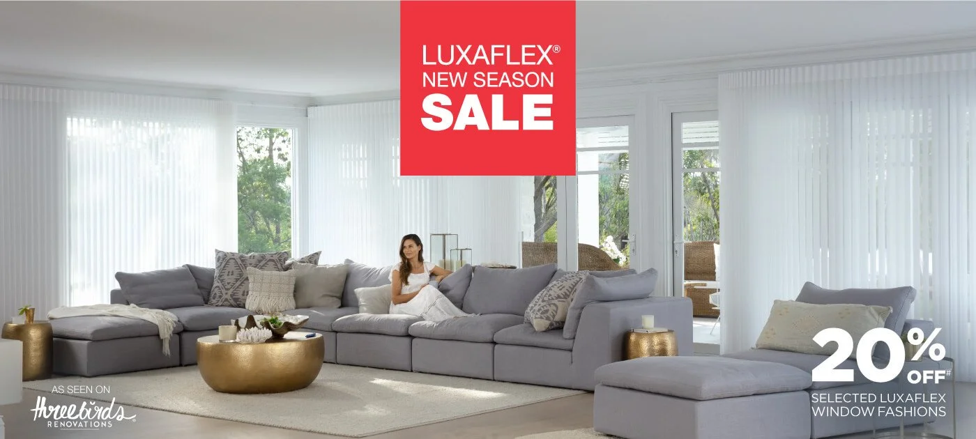 Luxaflex Spring Season Sale