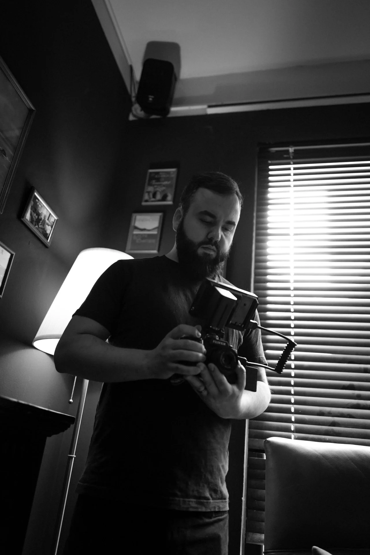Kevin Schie on Set beim Landshuter Kurzfilm "FRATELLO"