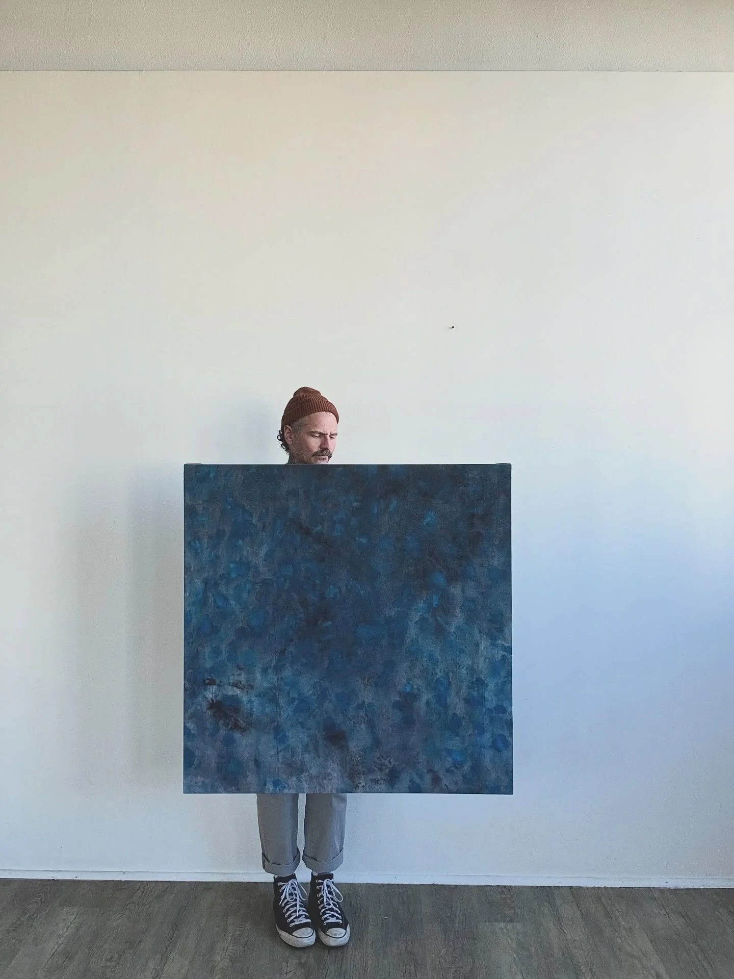 SOLD. 42&rdquo;x42&rdquo;x2.5&rdquo; ink wash and acrylic on raw canvas. Floating frame available. DM for price inquiries and shipping/delivery details.