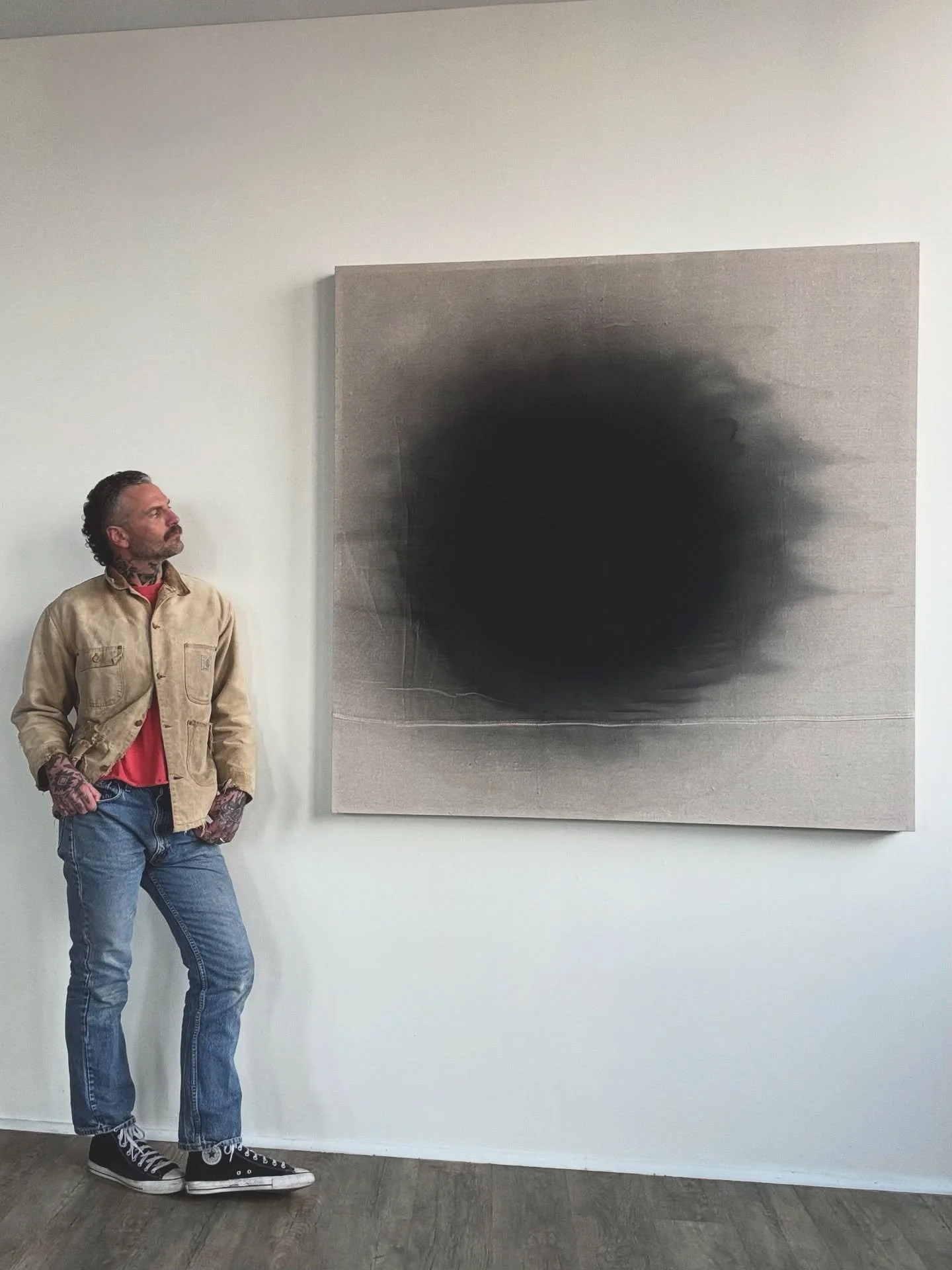 NEW FOR SALE. 58&rdquo;x58&rdquo;x2.5&rdquo; liquid acrylic on raw canvas. Floating frame available. Free local delivery and hanging service! DM for purchase details.