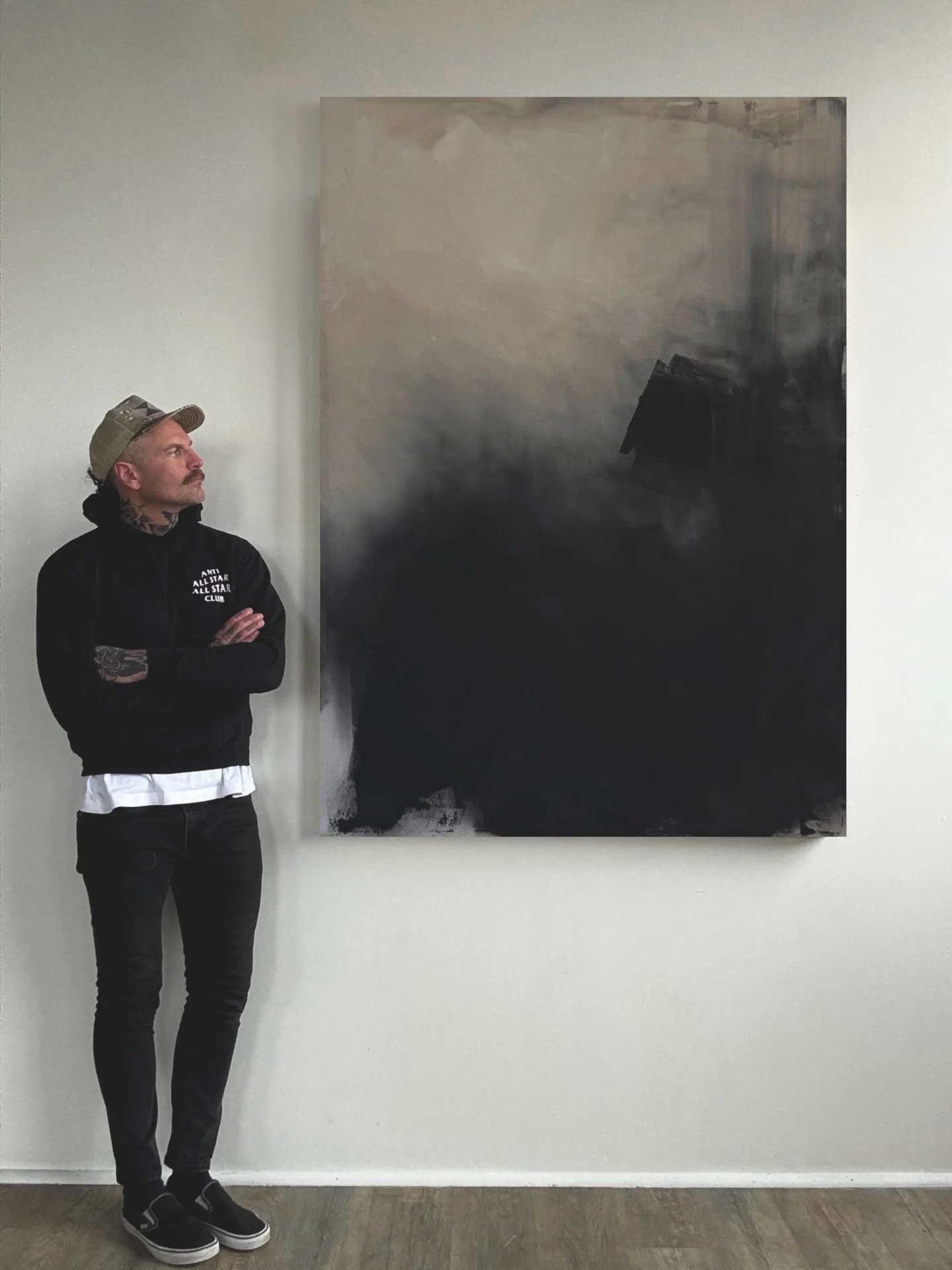 SOLD COMMISSION. 67&rdquo;x48&rdquo;x2.5&rdquo; acrylic and gesso on raw canvas. Availability for late May&mdash; DM for inquiries and pricing details.