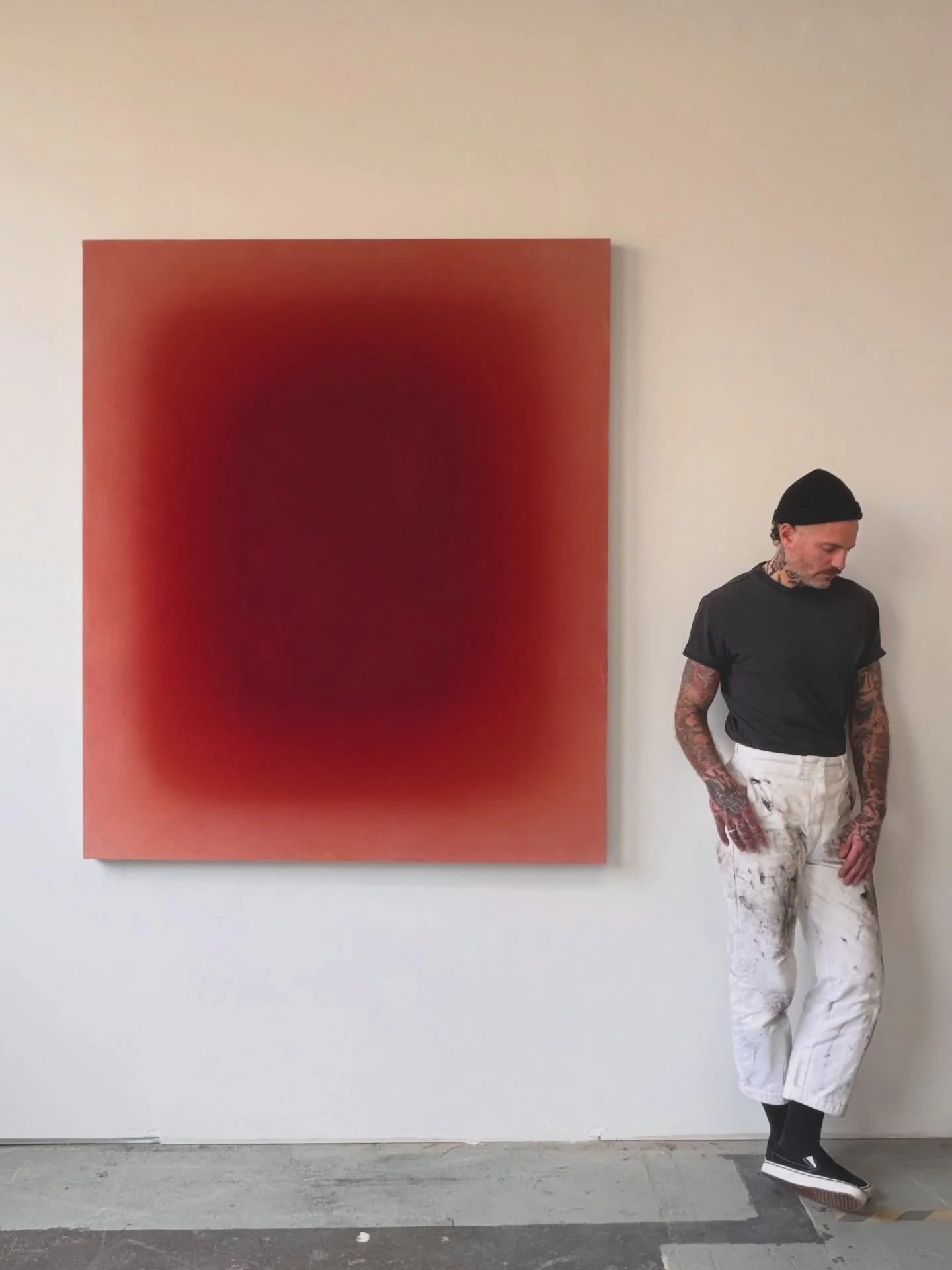 FOR SALE. 66&rdquo;x56&rdquo;x2.5&rdquo; aerosol on raw canvas. Floating frame and local delivery available. DM for purchase details.