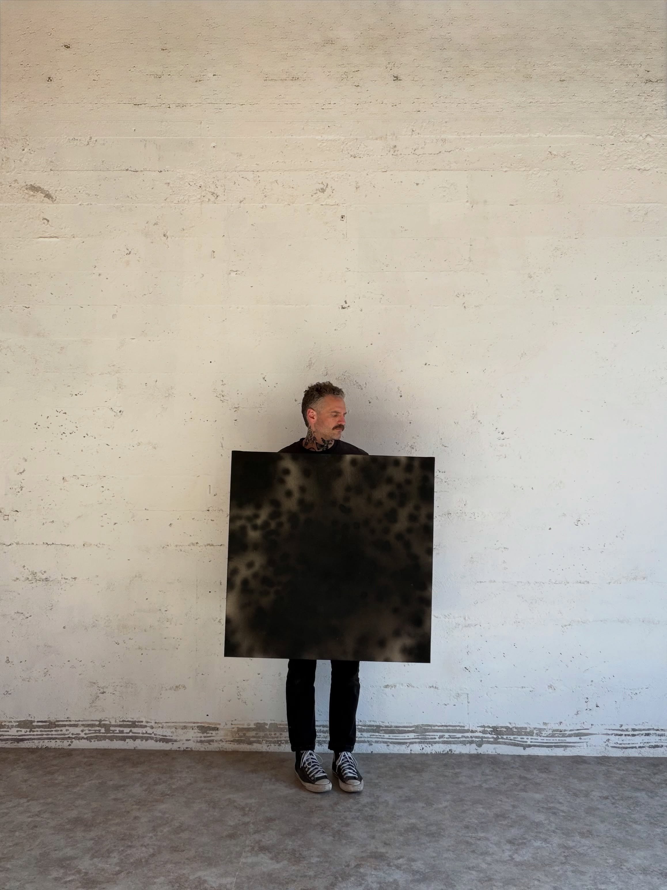 AVAILABLE. &ldquo;VANDA ABSTRAKTA&rdquo; 2026, 36&rdquo; X 36&rdquo;

India ink, distilled water, and aerosol on raw canvas.

&ldquo;Vanda Abstracta&rdquo; brings a dark, contemporary edge to organic botanical orchid patterns. New collaborative serie