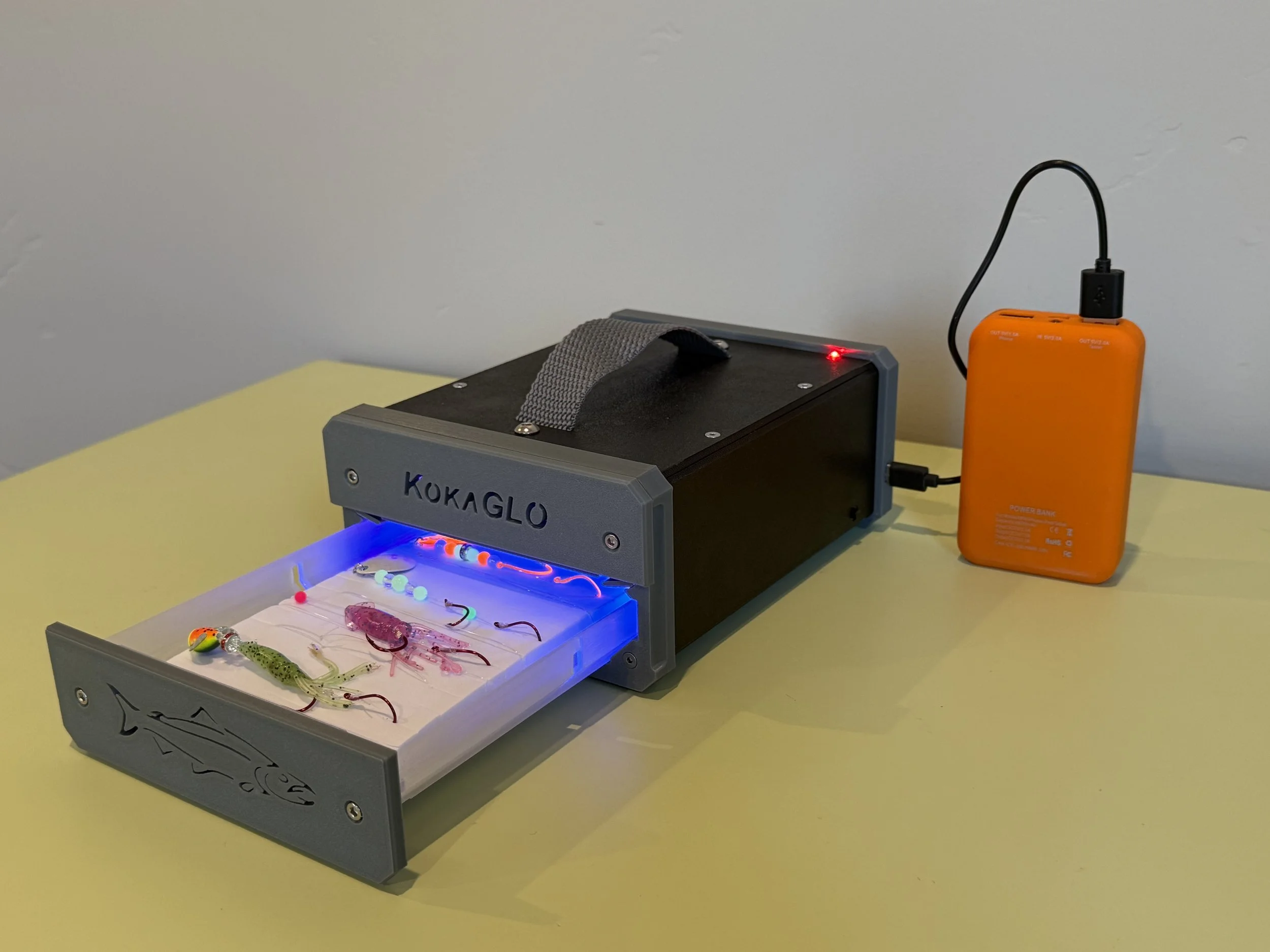 UV glow trolling flies