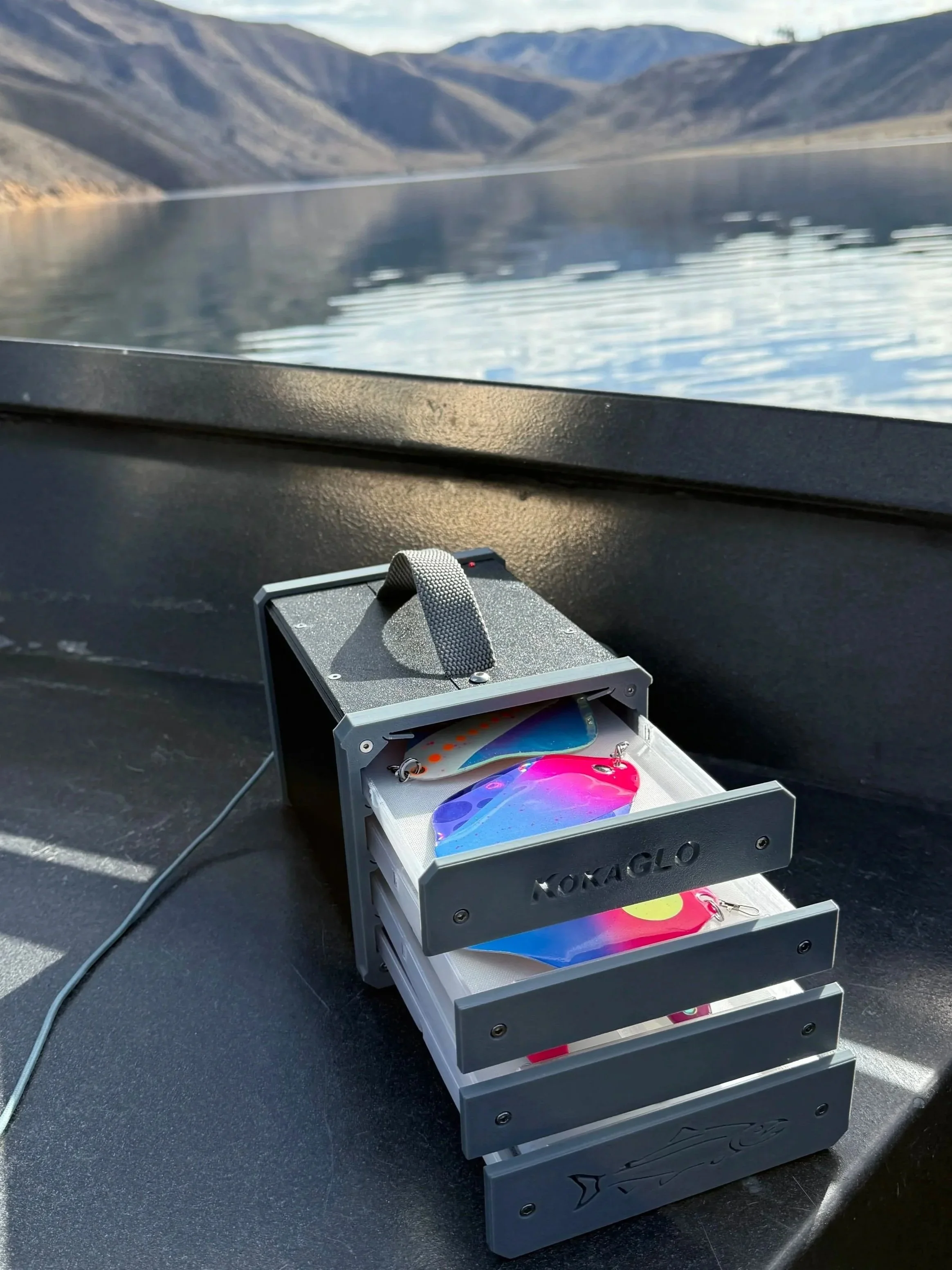 fishing tackle glow box