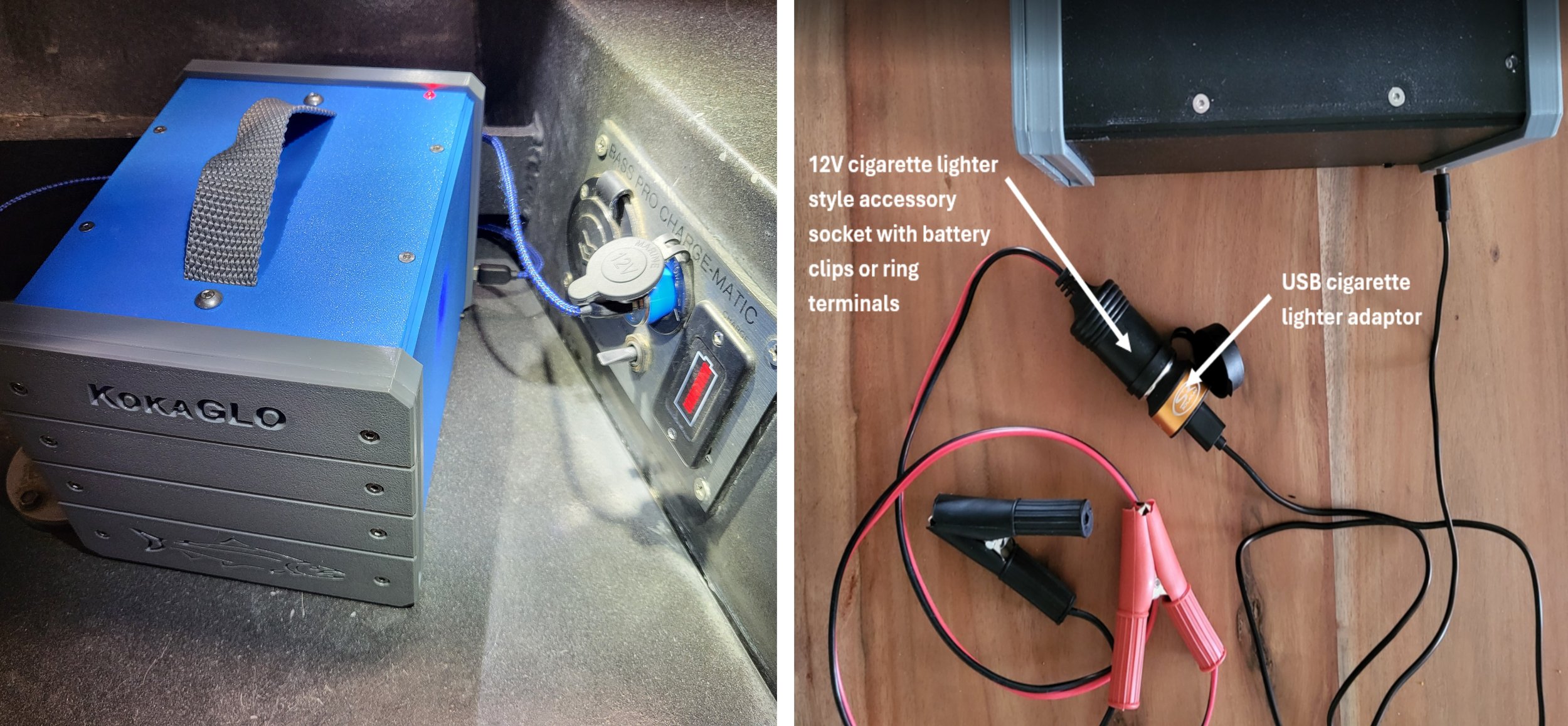 Examples of 12V Lighter Style Socket With USB Charger