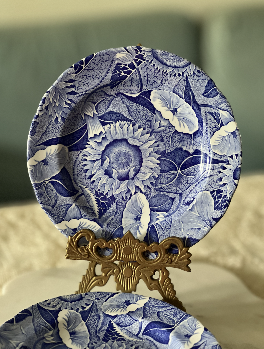 Spode Blue Room Sunflower Plate