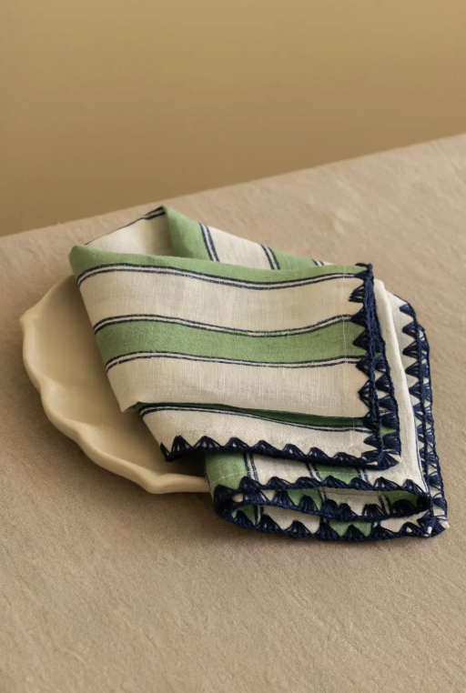 Meadow Stripe Napkin
