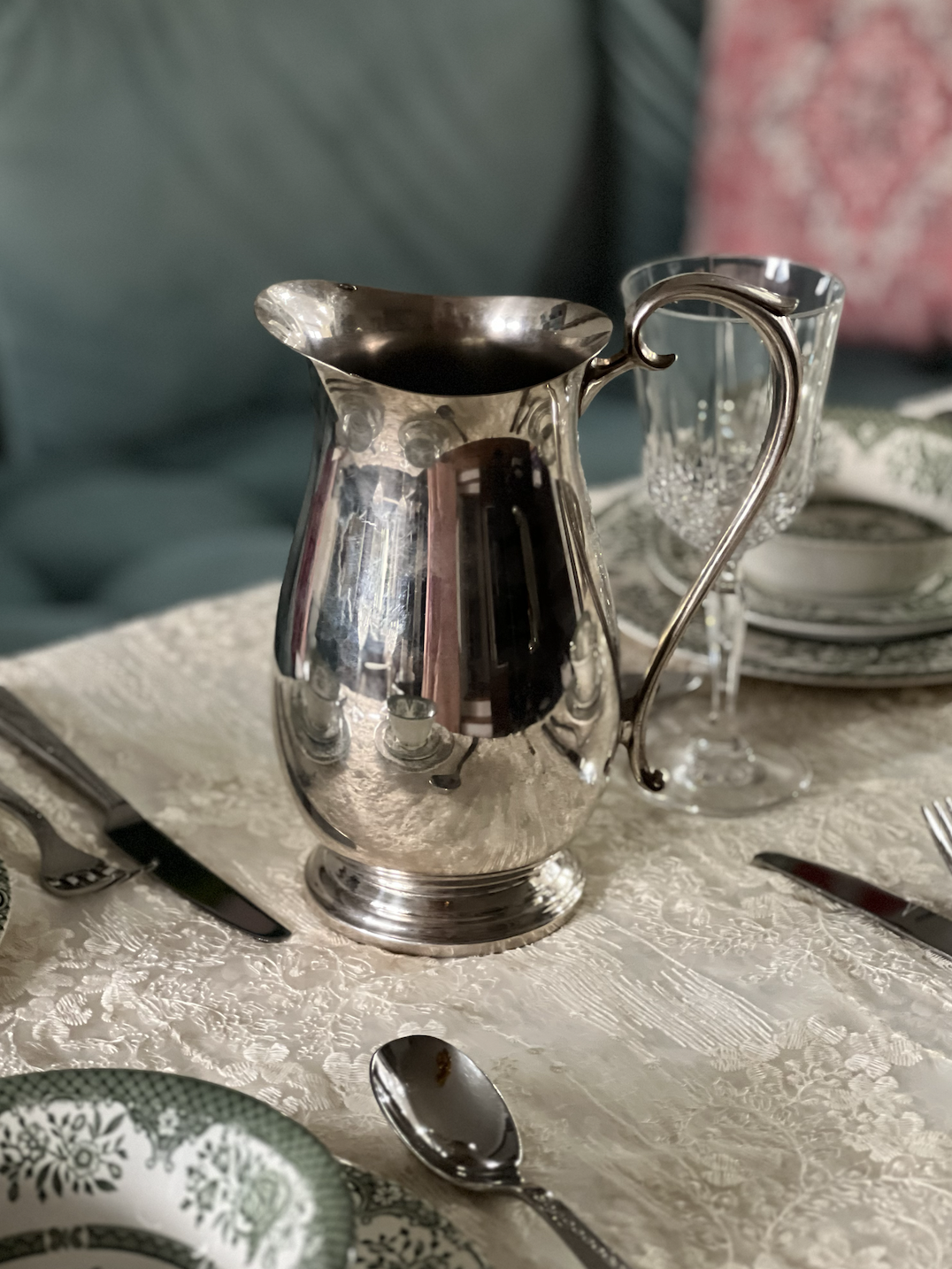 Vintage Silver Plated Pitcher