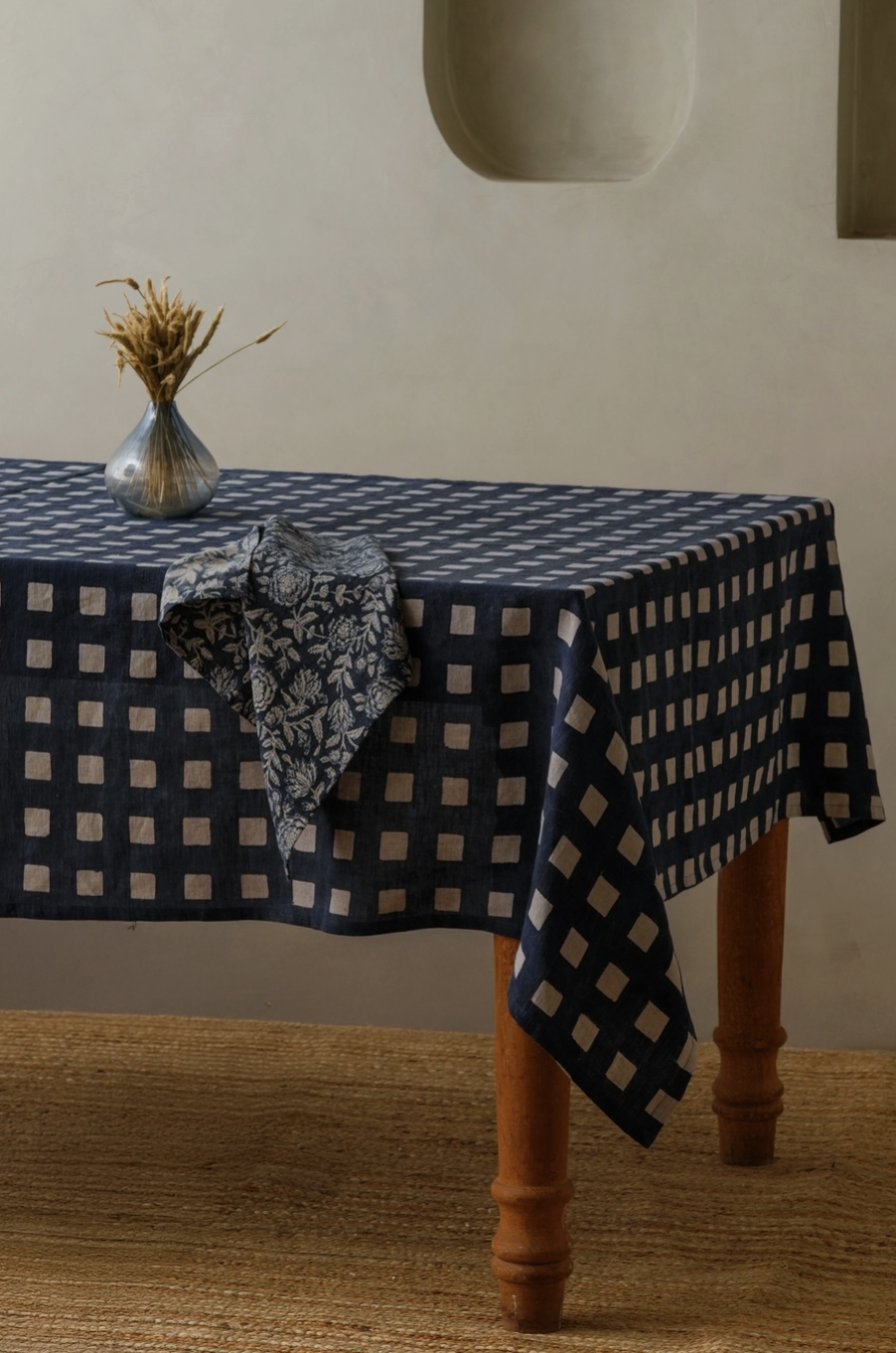 Indigo Piazza Tablecloth