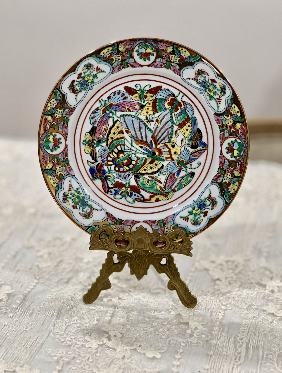 Chinese Porcelain Butterfly Plates | Mille Papillons
