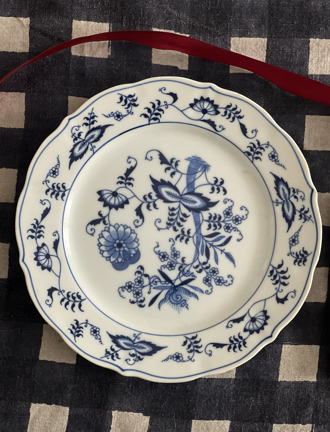 Vintage Blue Danube Luncheon Plate 3.png