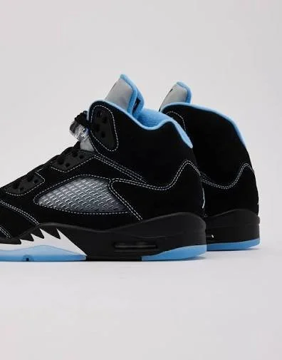Jordan 5 Blk/Uni Blue