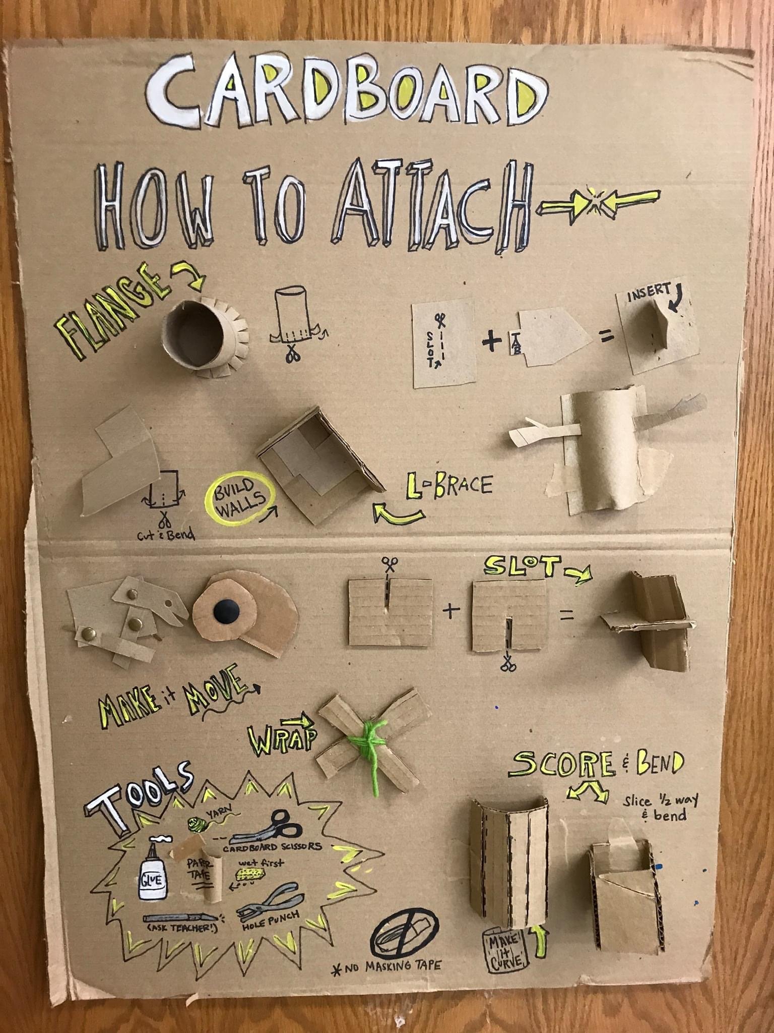 INTRODUCTION TO ART: CARDBOARD SCULPTURE