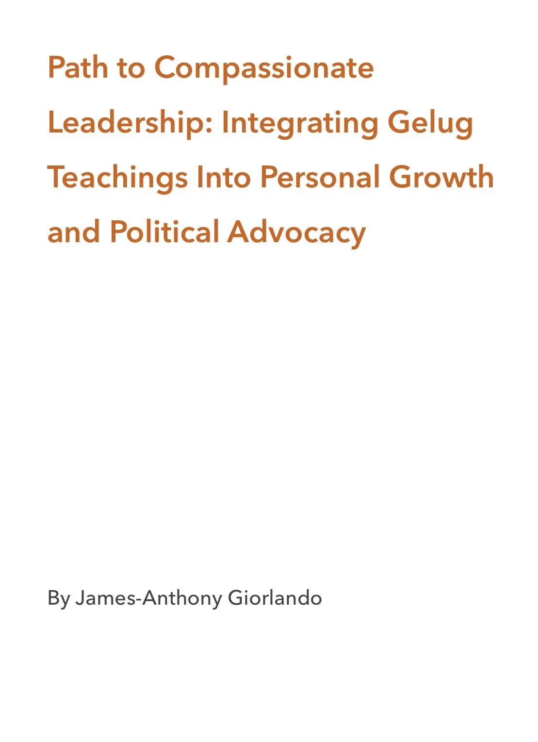 Path to Compassionate Leadership