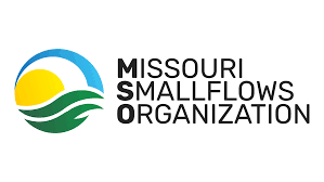 Missouri Smallflows Organization logo with a stylized circle, yellow and blue colors, and green waves.
