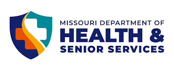 Missouri Department of Health & Senior Services logo with a shield and stylized state map.