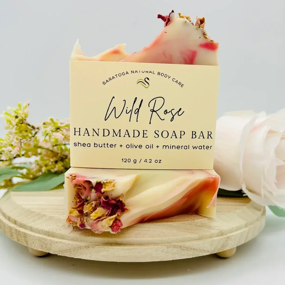 Handmade Soap Bar (Wild Rose)