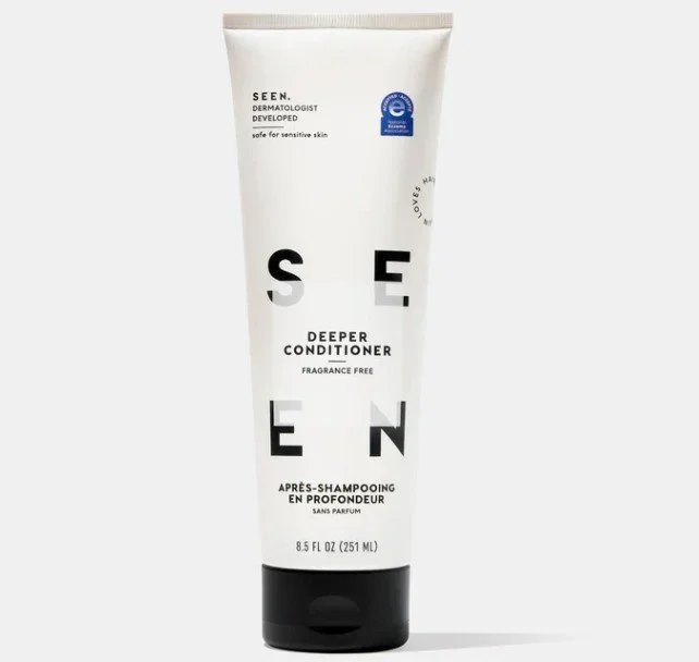 SEEN Acne Safe Deeper Conditioner, Fragrance Free (8.5 oz)