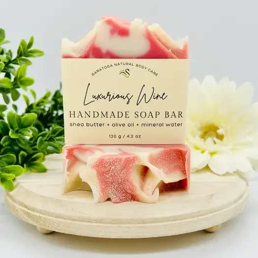 Handmade Soap Bar (Luxurious Wine)