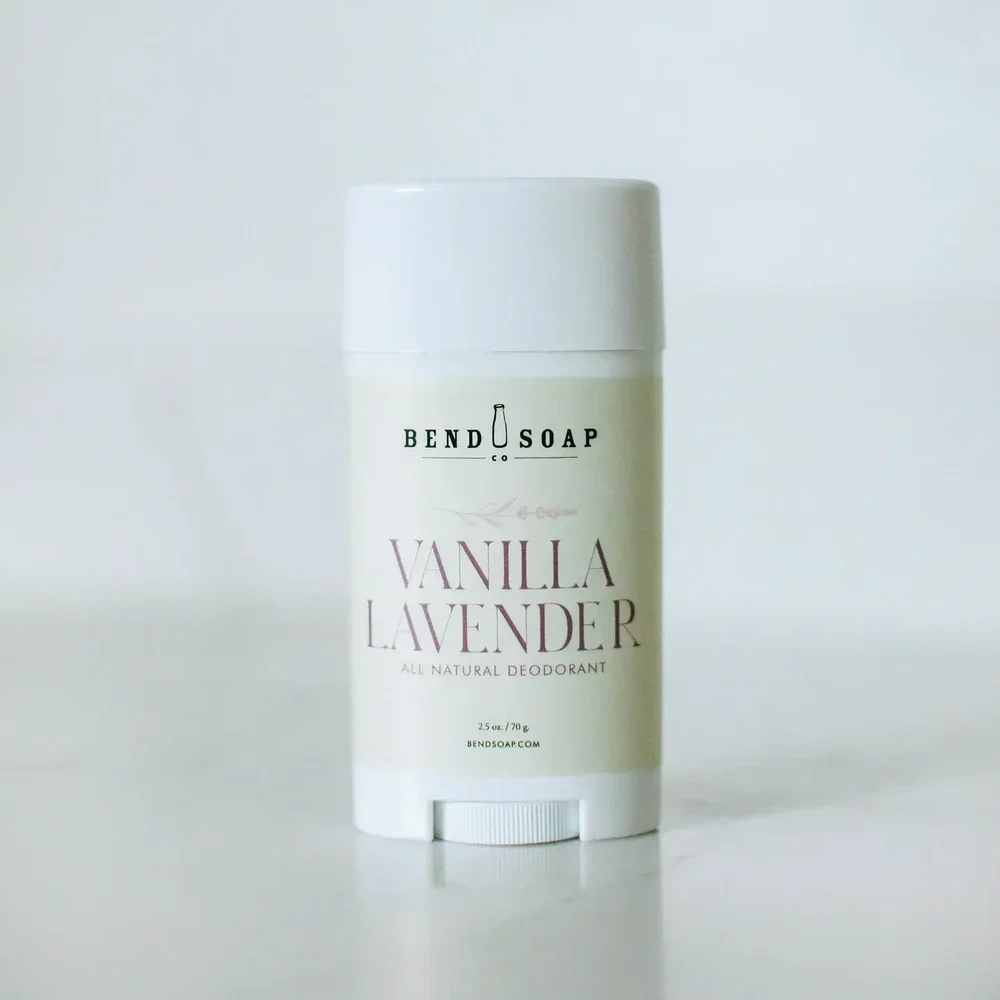 All Natural Magnesium Deodorant - Baking Soda Free (Vanilla Lavender)