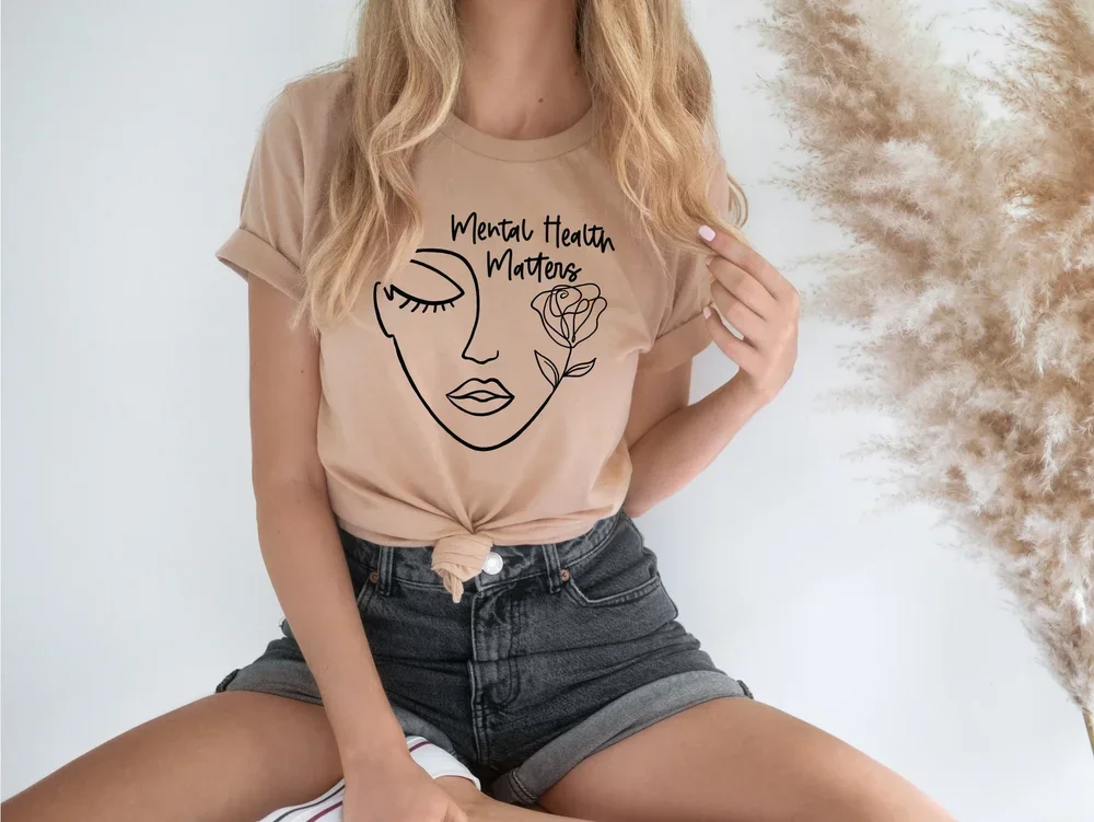 Mental Health Matters Abstract Tshirt