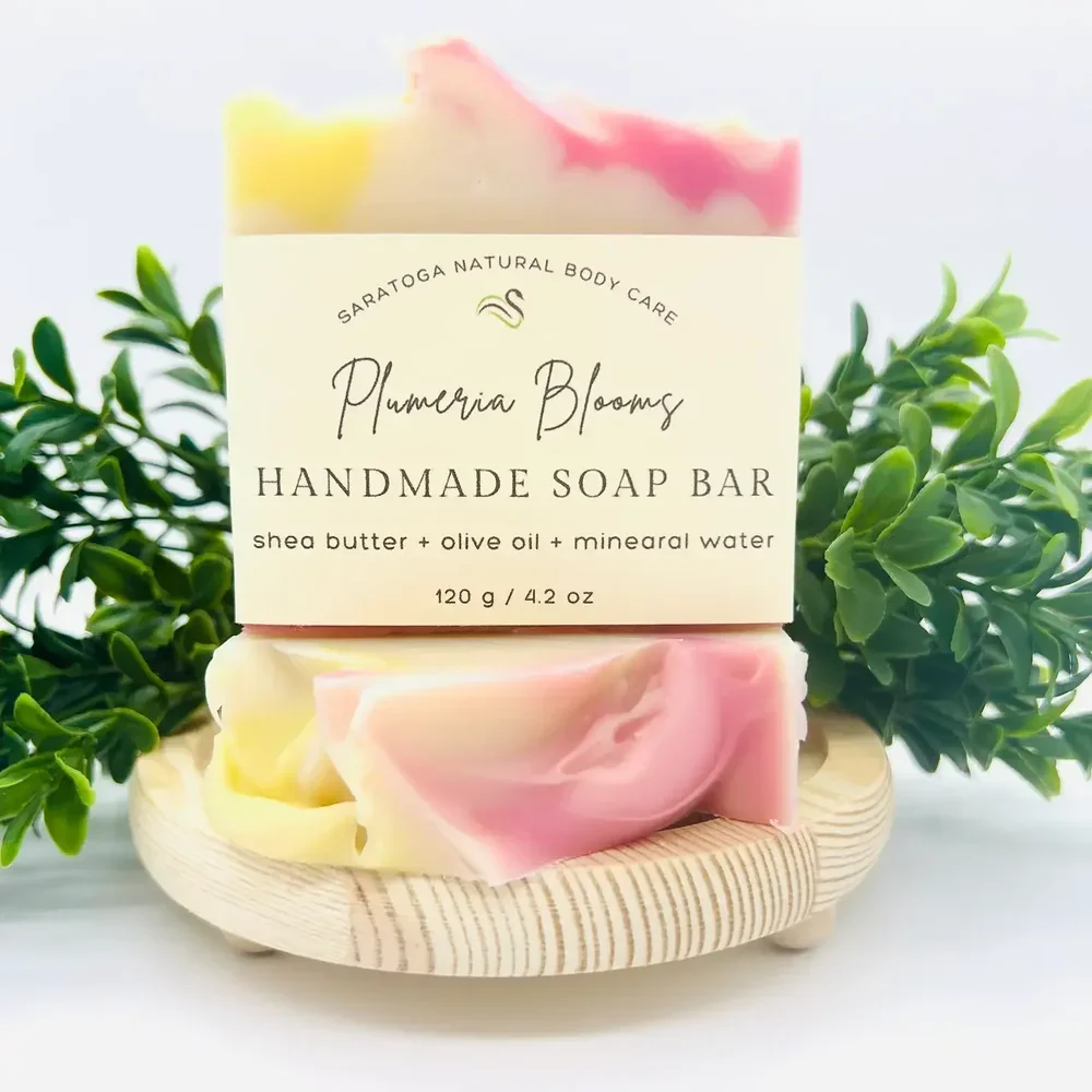 Handmade Soap Bar (Plumeria Blooms)