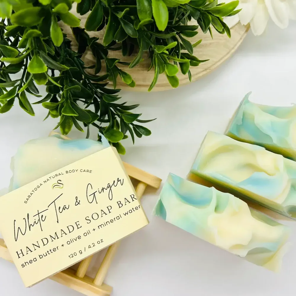 Handmade Soap Bar (White Tea Ginger)
