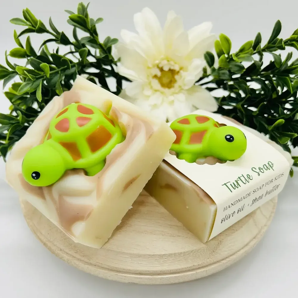 Handmade Soap Bar For Kids (Turtle)