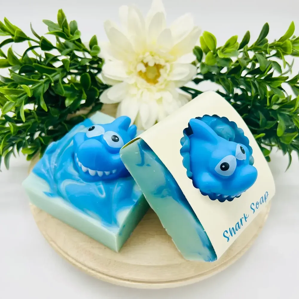 Handmade Soap Bar For Kids (Shark)