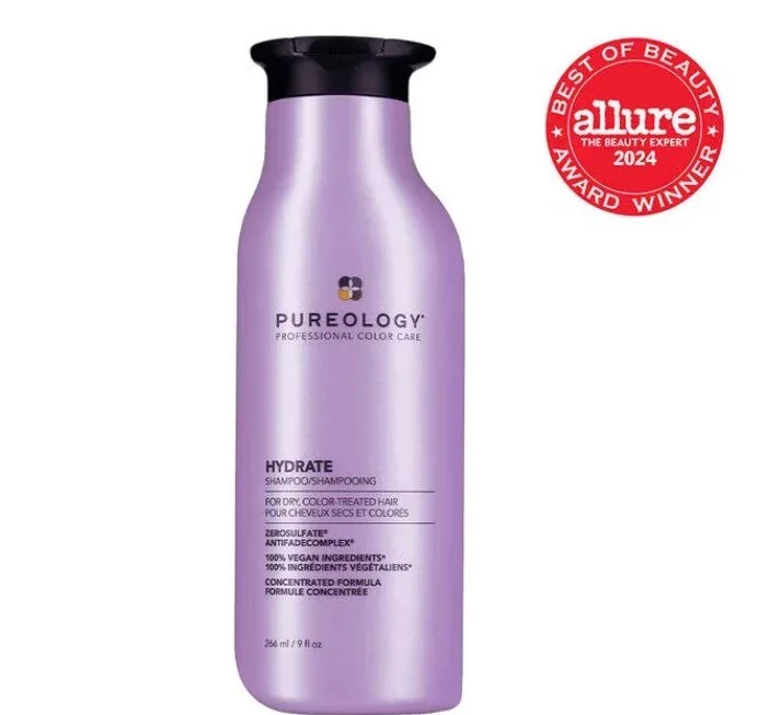Pureology Hydrate Shampoo for Medium to Thick Hair (9 oz)