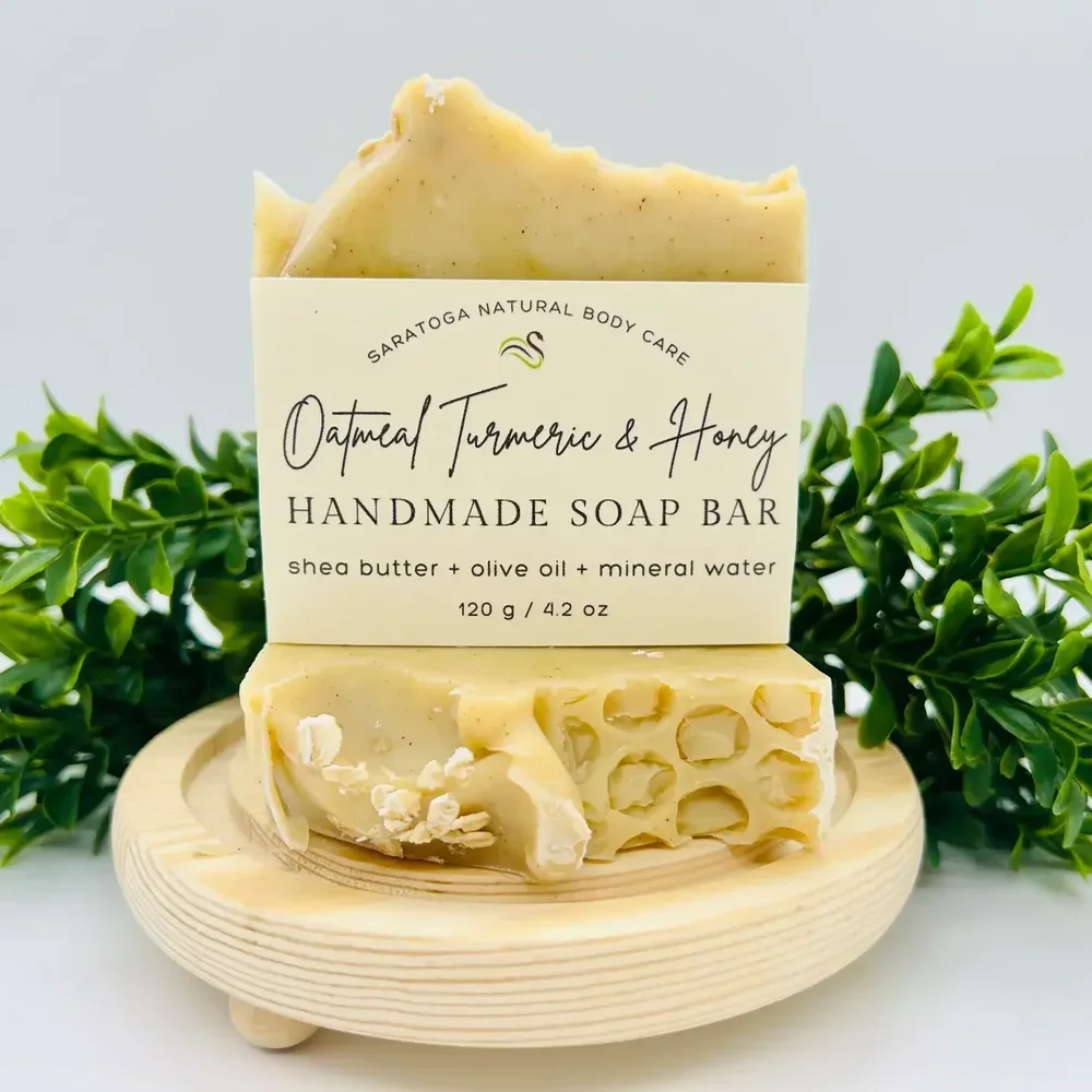 Handmade Soap Bar (Oatmeal Turmeric & Honey)