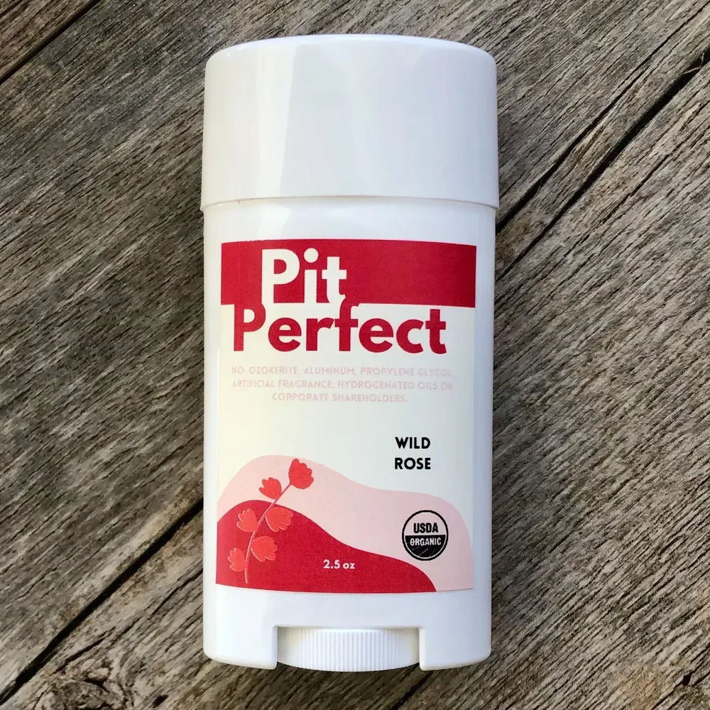 Natural Pit Perfect Organic Deodorant (Wild Rose)