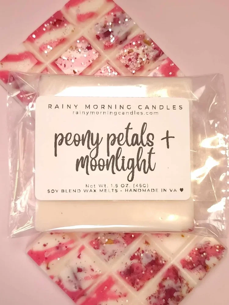 Peony Petals + Moonlight Snap Bar Wax Melts