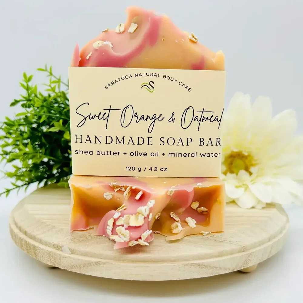 Handmade Soap Bar (Sweet Orange Oatmeal)