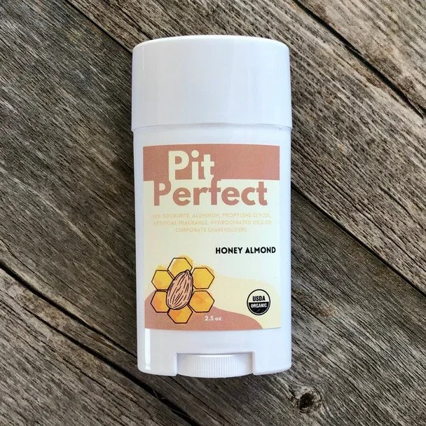 Natural Pit Perfect Organic Deodorant (Honey Almond)