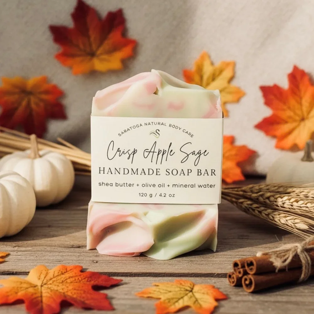 Handmade Soap Bar (Crisp Apple Sage)
