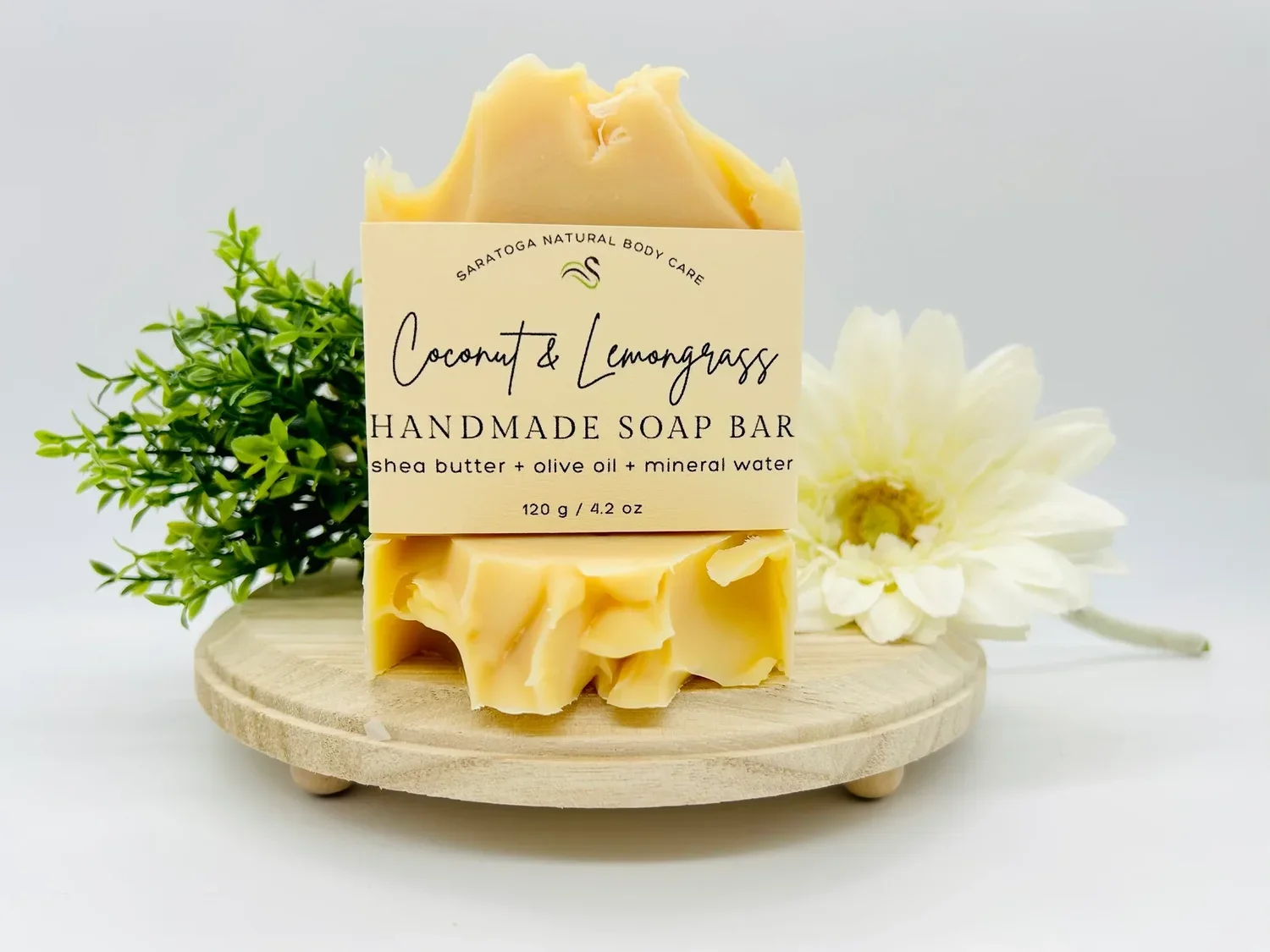 Handmade Soap Bar (Coconut Lemongrass)