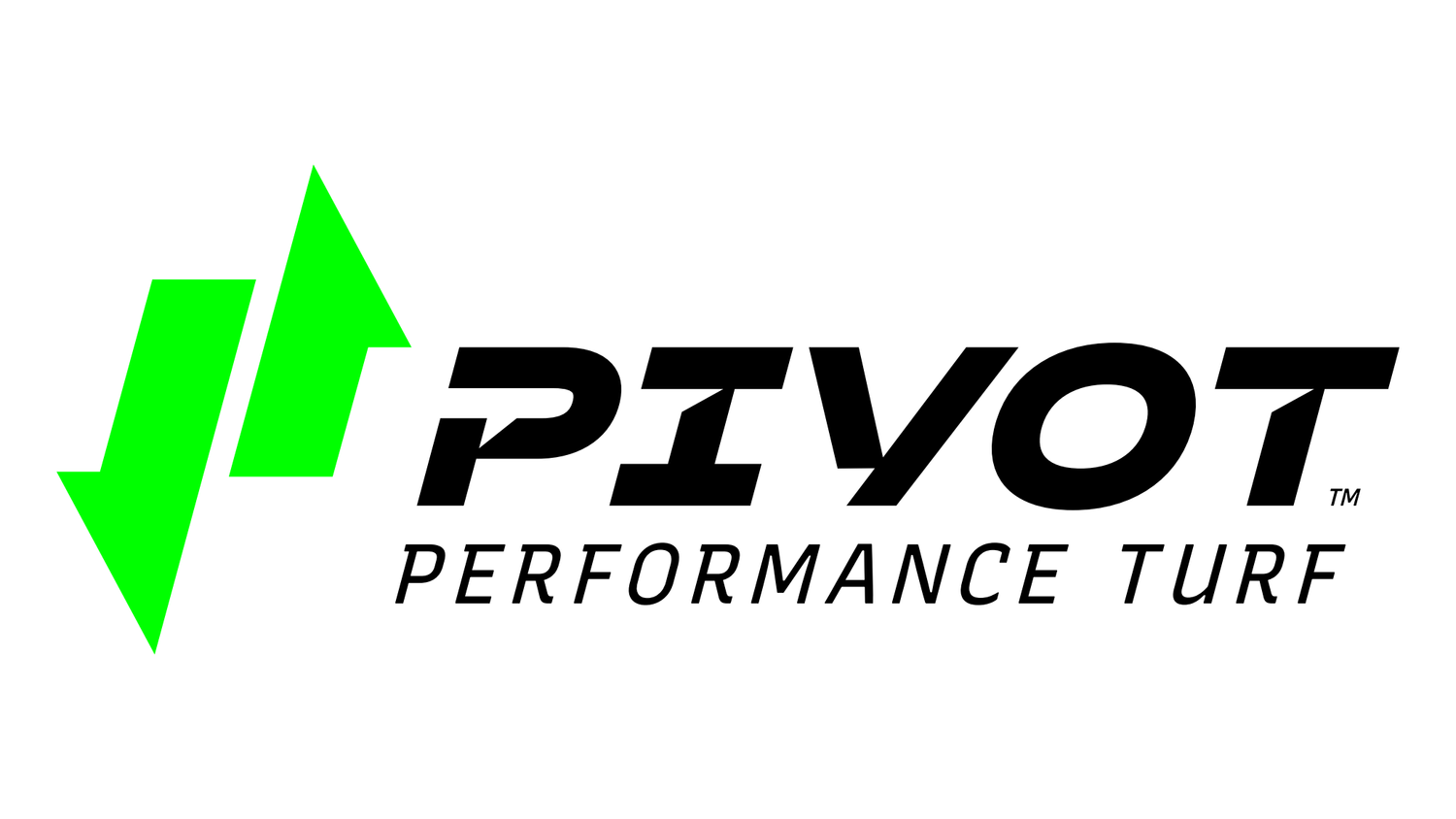 Pivot Performance Turf logo on turf