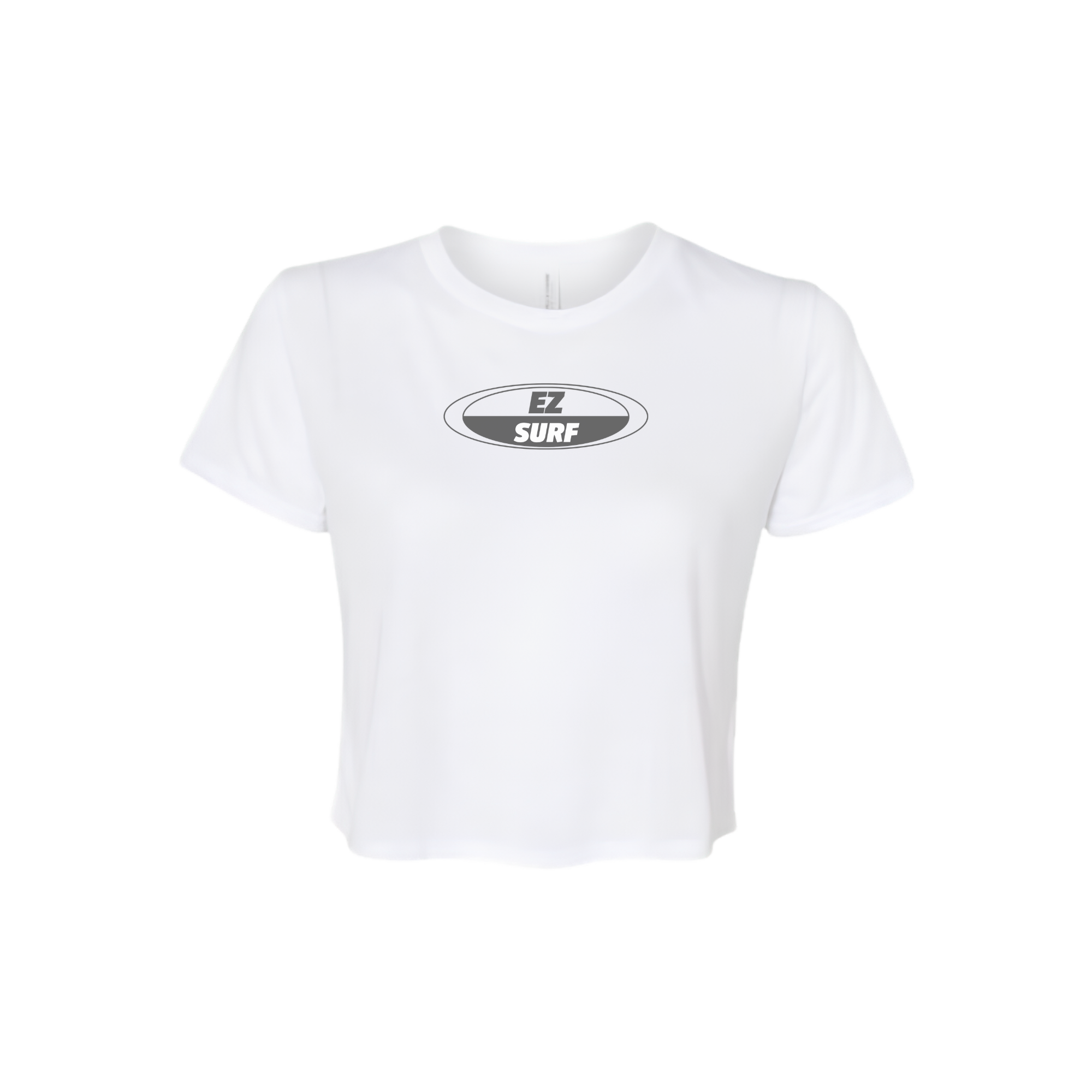 Women's EZ Division Crop   White