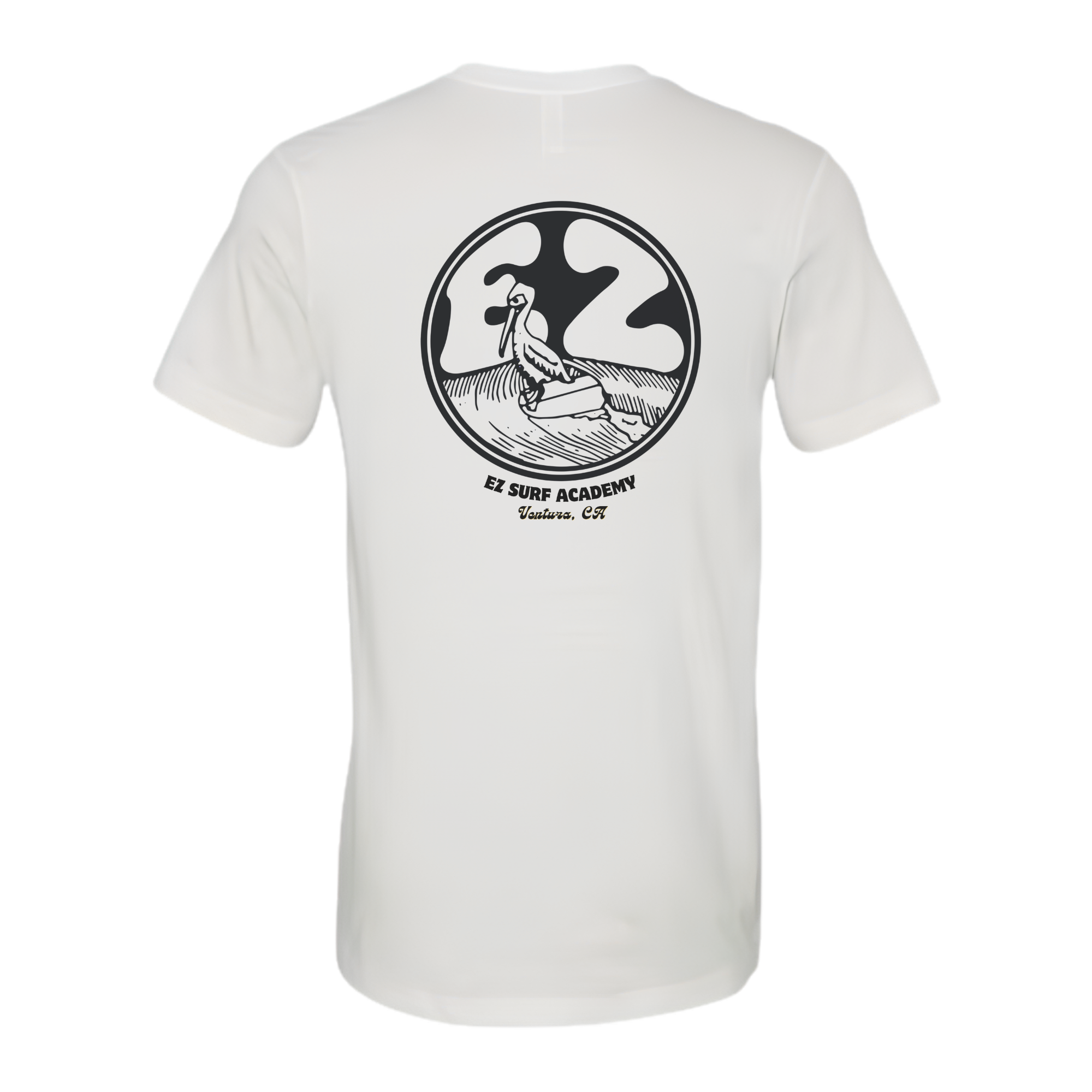 Men's B&W EZ PeliSurf T-Shirt back.png