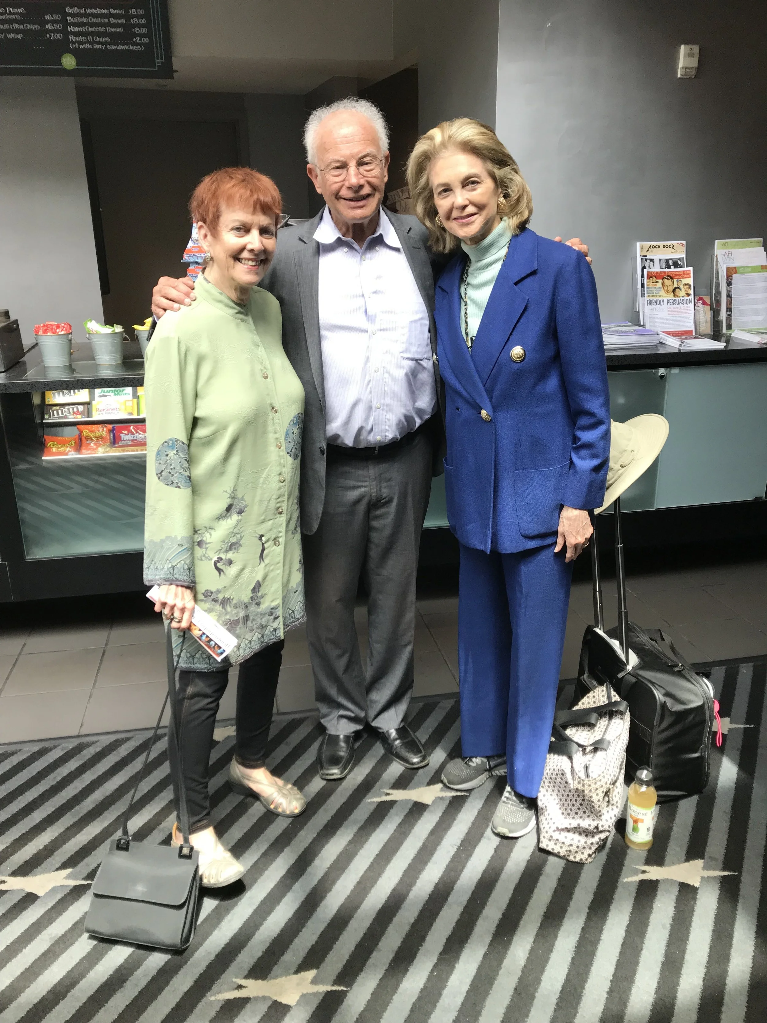 Cathy Wyler (daughter of Director William Wyler, Foster Hirsch, Maria Cooper Janis.jpg