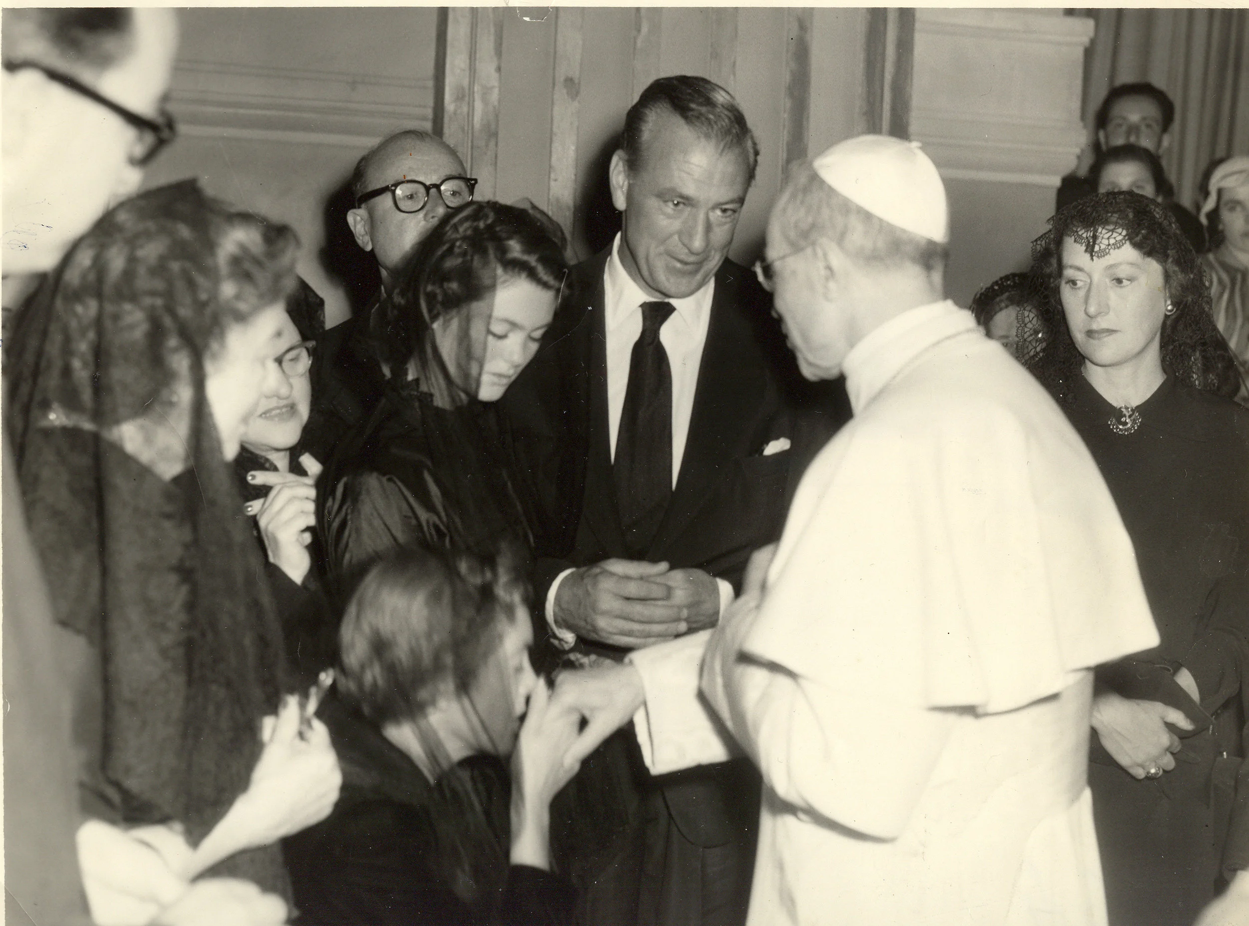 A special moment in all our lives — an audience with Pope Pius the 12th.